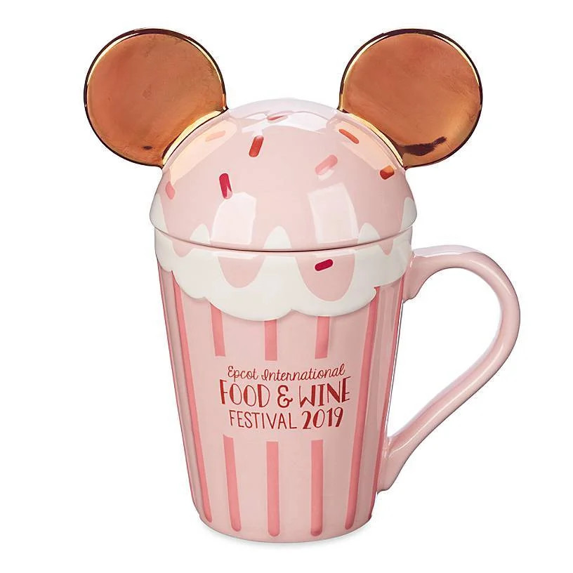 Disney Parks Epcot Food and Wine 2019 Cupcake Mug with Lid New | Walmart (US)