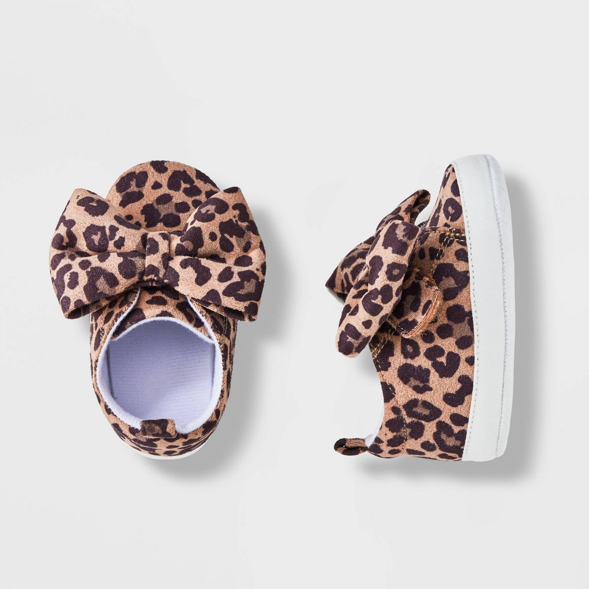 Baby Girls' Leopard Bow Sneakers - Cat & Jack™ | Target