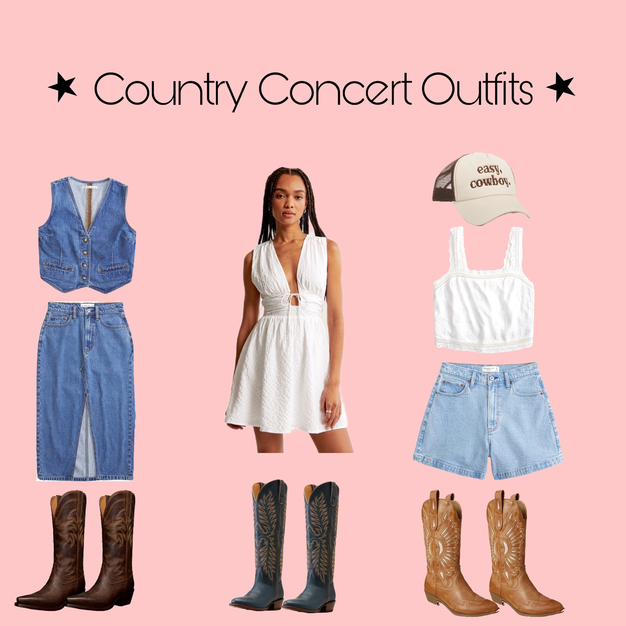 Country Concert Outfits🤩 (P.S.  the shirt, dress, and skirt are linked but the picture is wrong on the link!)

#LTKFestival #LTKFindsUnder100 #LTKTravel