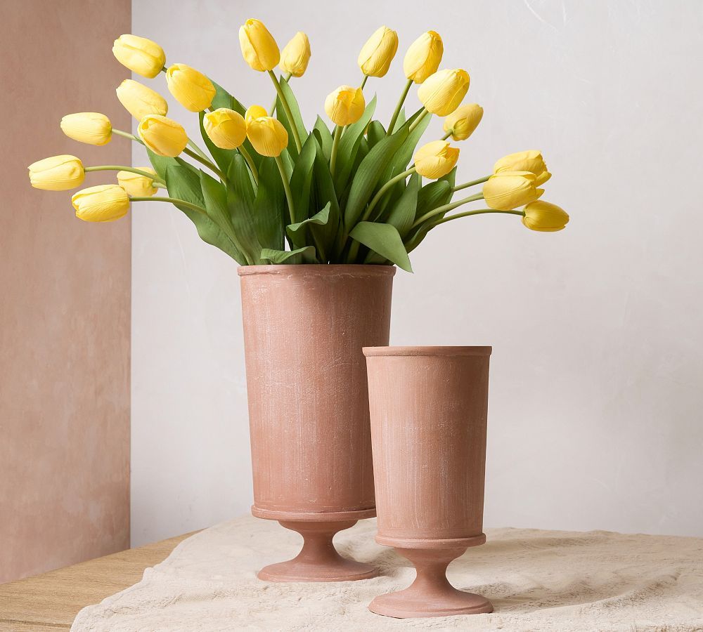 Denslow Weathered Metal Vase Collection | Pottery Barn (US)