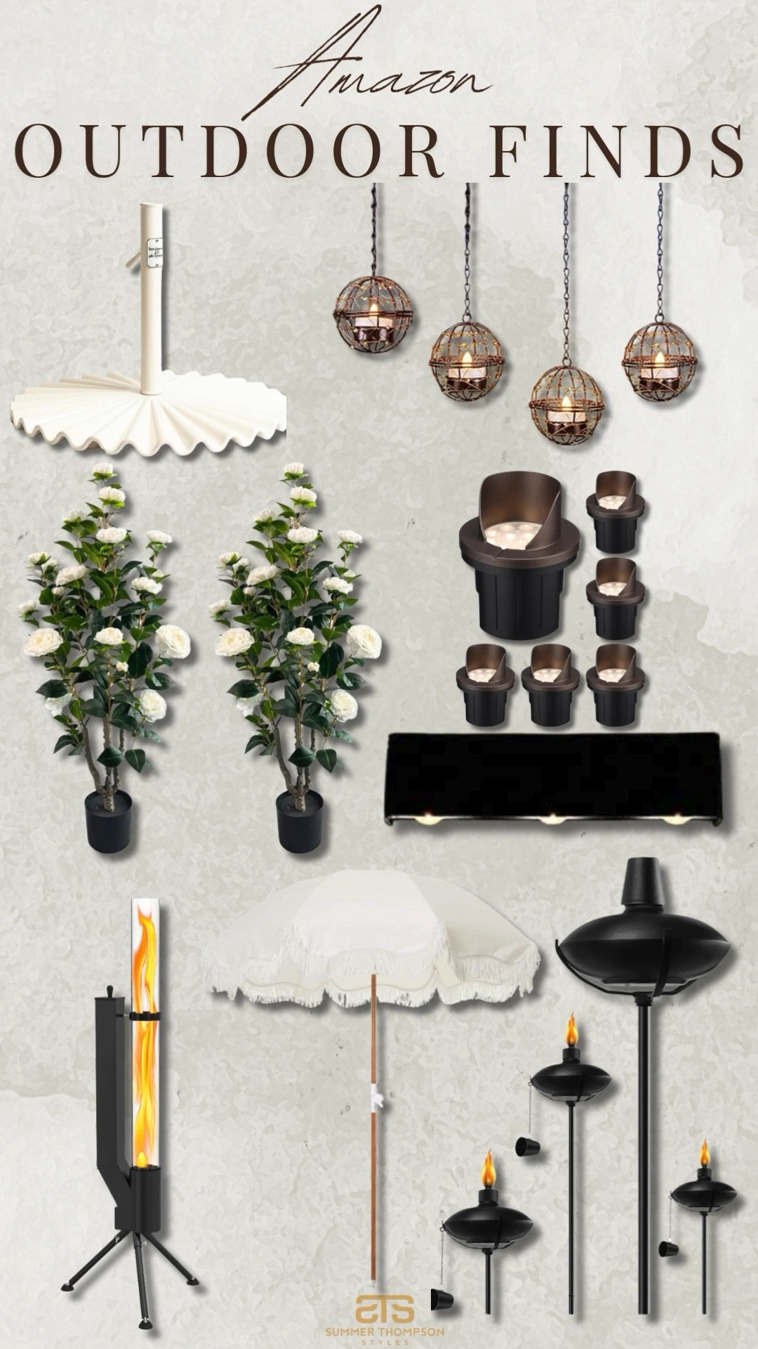 Let’s refresh our outdoor spaces before the warm weather hits! 

Faux plants umbrella patio decor outdoor hosting entertaining lights tiki torches heater modern home Amazon finds 

#summerthompsonstyles


#LTKHome #LTKSeasonal #LTKmomlife