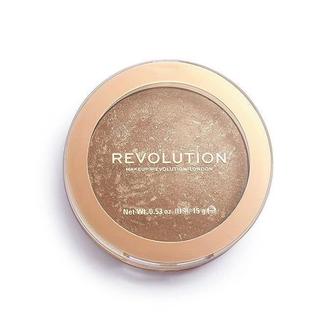 Makeup Revolution Bronzer Reloaded, Buildable Formula, Highlighting & Bronzing Powder, for Dark S... | Amazon (US)