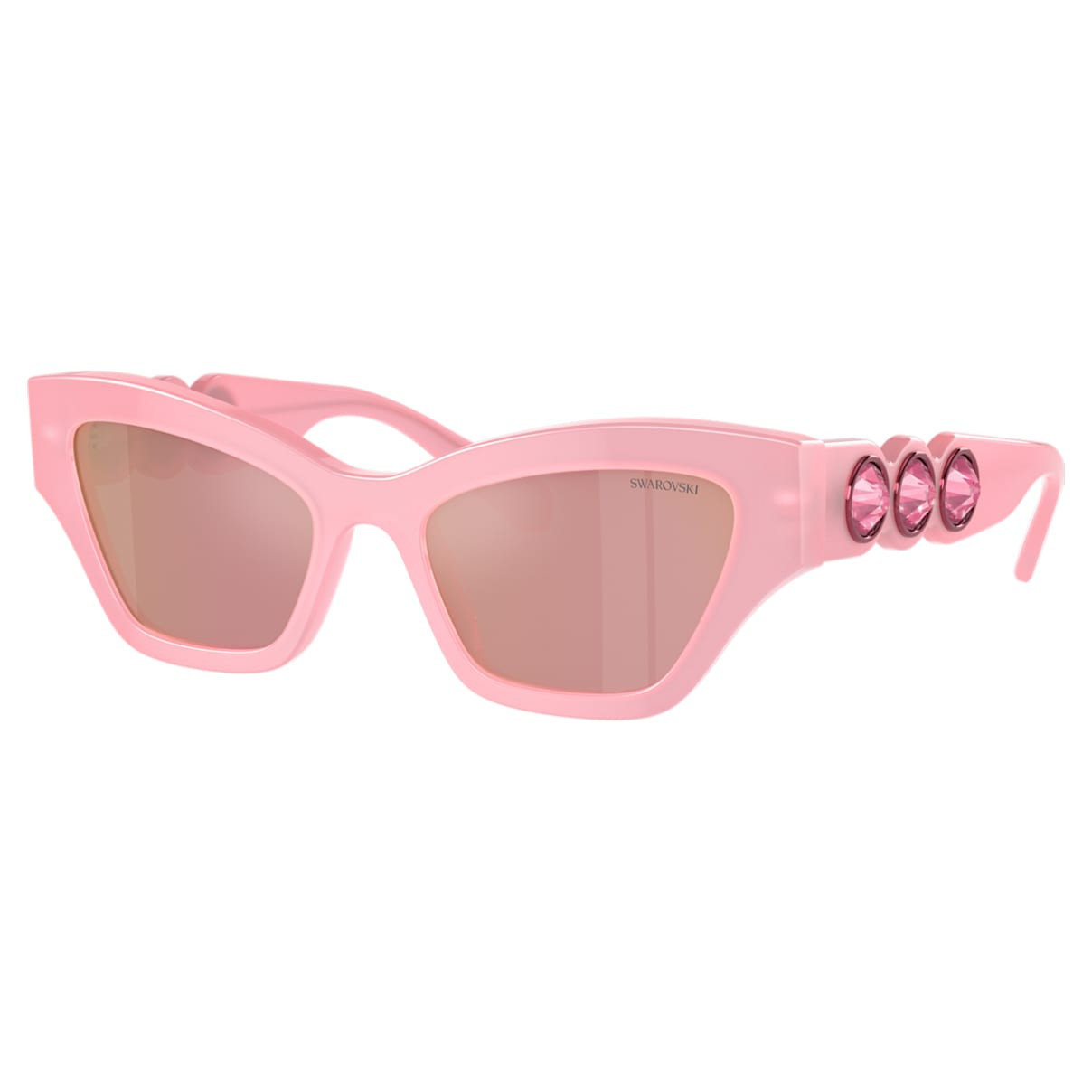 Sunglasses, Cat-eye shape, Pink | SWAROVSKI