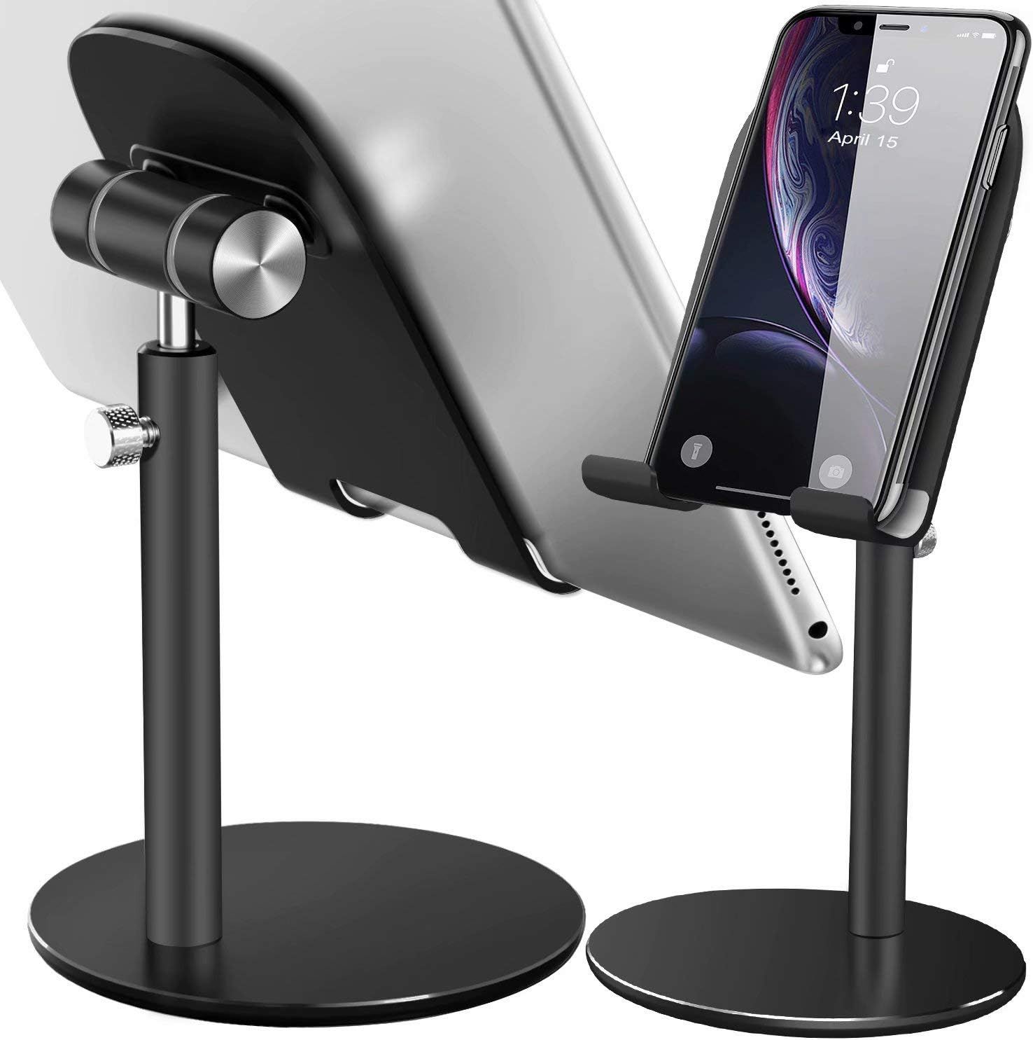 Swhatty Cell Phone Stand, Aluminum iPad Tablet Stand Holder for Desk, Angle Height Adjustable iPh... | Amazon (US)