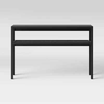 Warwick Narrow Console Table Black - Threshold™ | Target