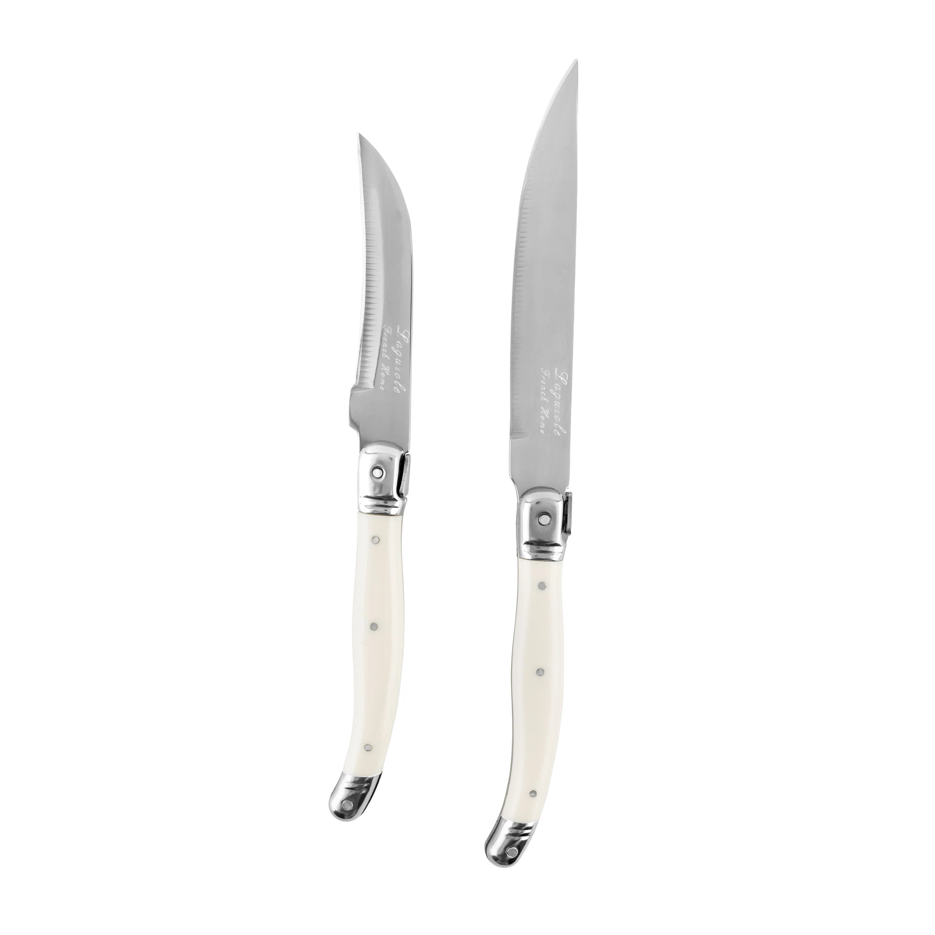 French Home Laguiole 2 Piece Citrus Knife Set - Faux Ivory | Wayfair North America