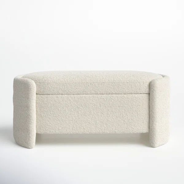Terrence Boucle Upholstered Storage Bench | Wayfair North America