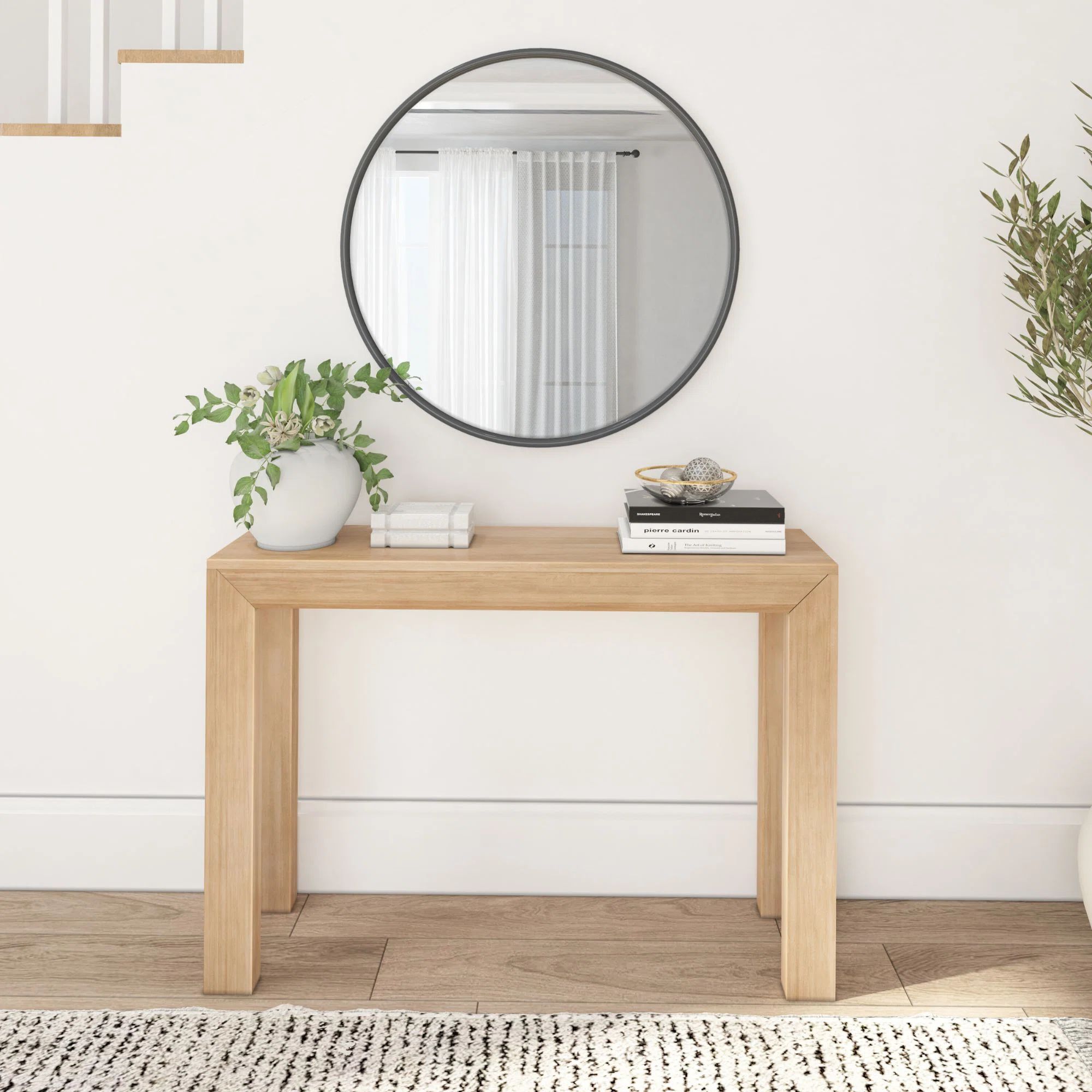 Bahez 46.25'' Solid Wood Console Table | Wayfair North America
