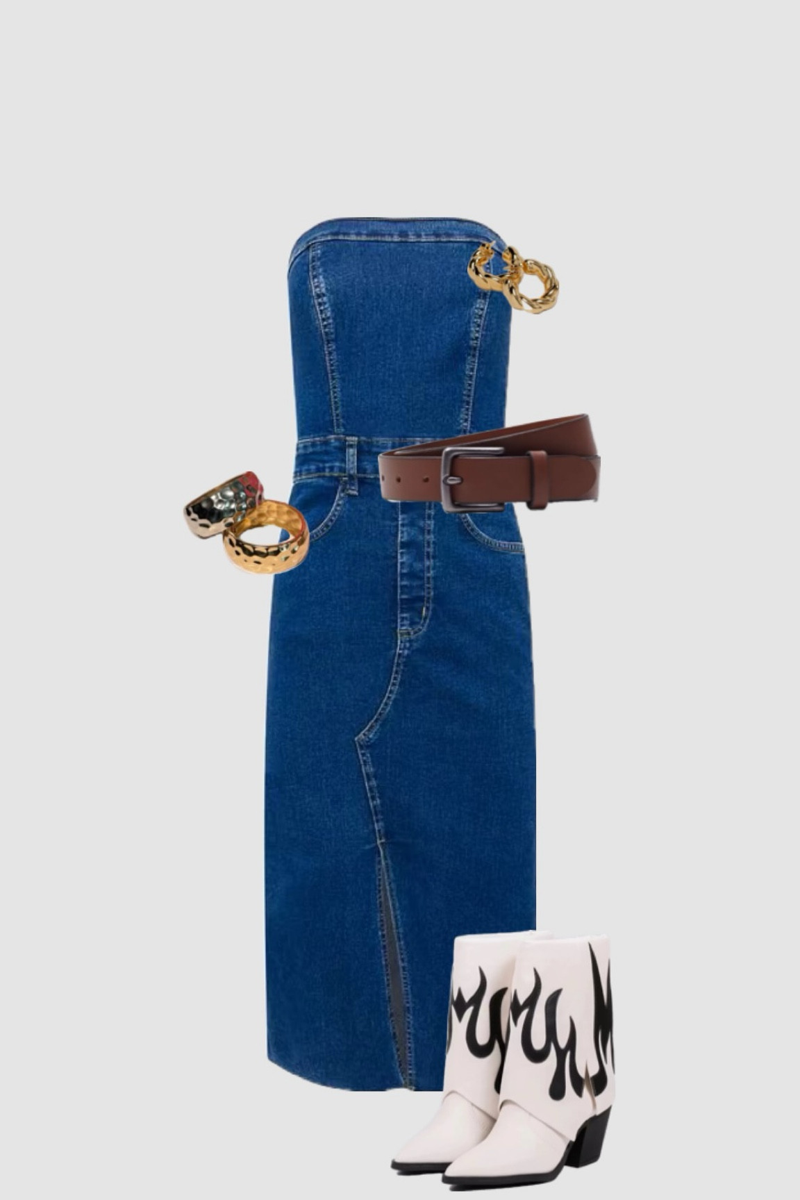Look com vestido mídi jeans e bota cowboy / proposta fashion para festas juninas #outfitinspo #fashionaesthetics #outfit #lookbook #soutipo4 #ideas #saojoao #jeans

#LTKmidsize #LTKstyletip #LTKbrasil