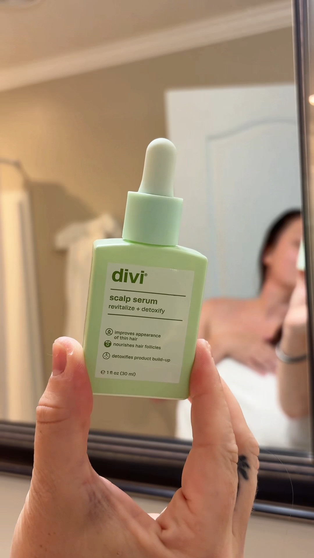 linking the scalp serum i just added to my routine 🤍 i’ve heard amazing things about this one 🥹 @Divi Official 

#LTKMothersDay #LTKBeauty #LTKselfcare