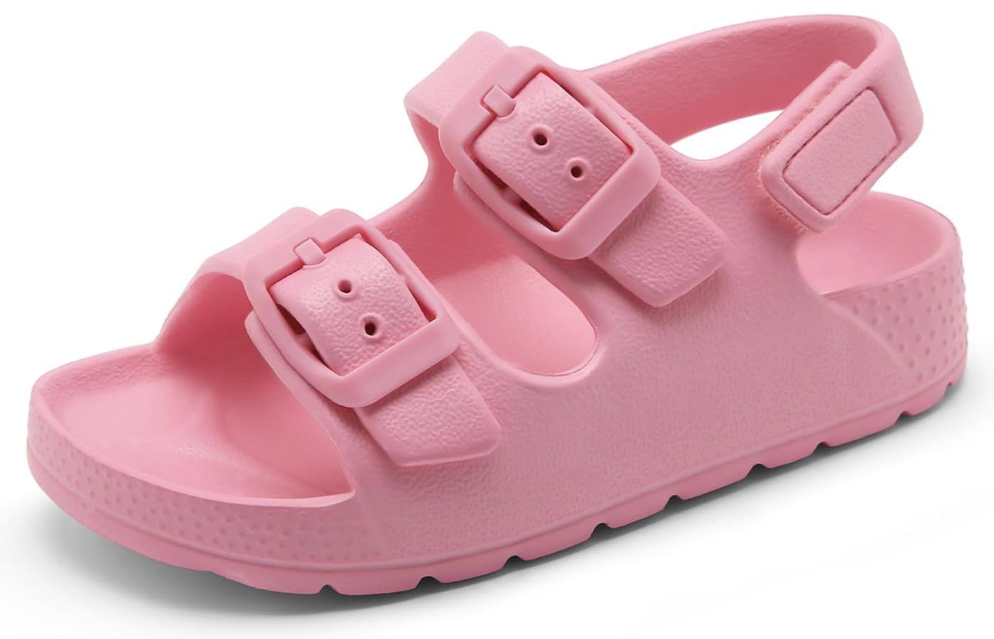 INMINPIN Toddler Boys Girls Buckle Sandals Comfort Open Toe Sandal with Adjustable Back Strap | Amazon (US)