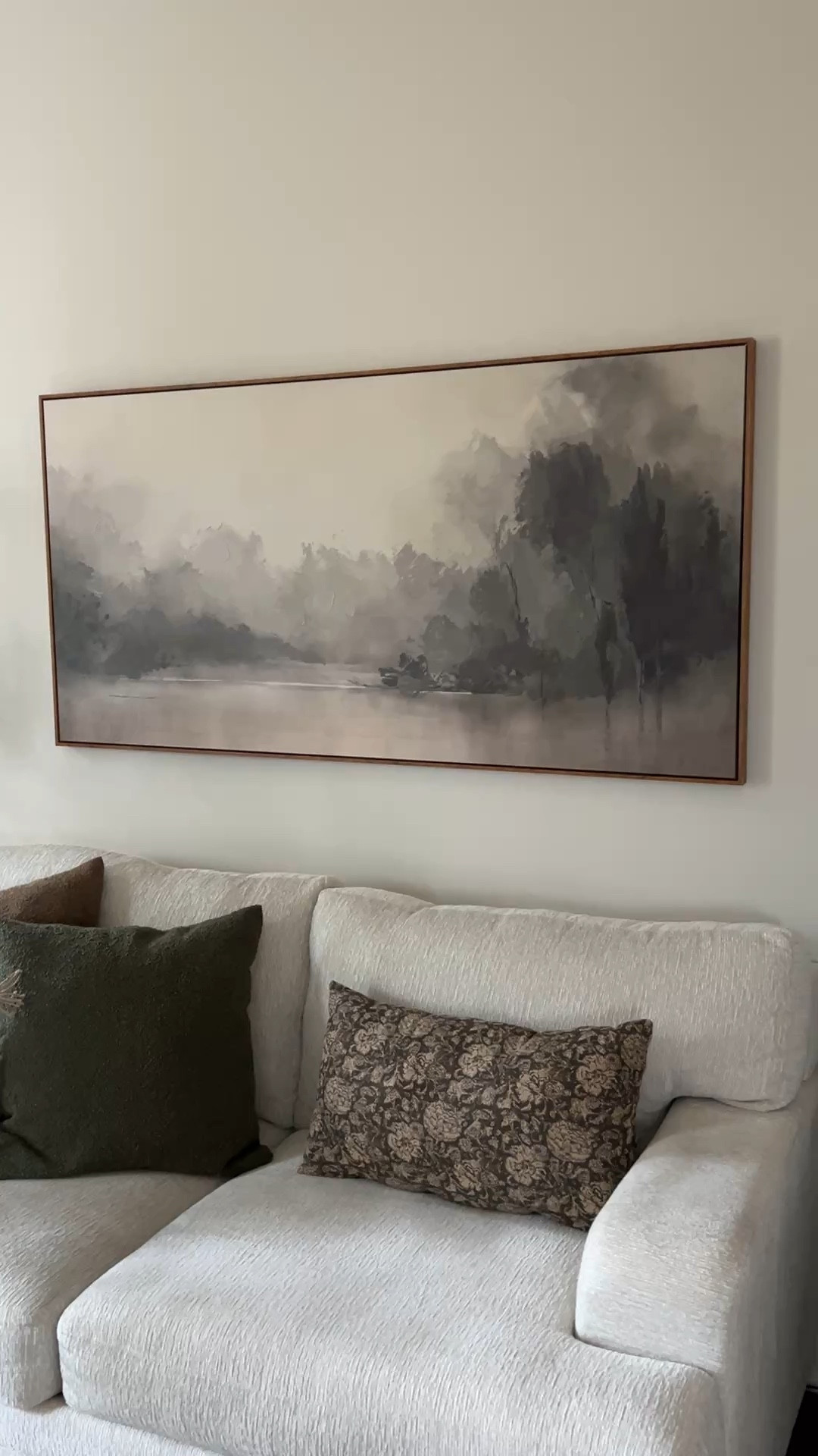 Neutral and modern style wall decor. 
The misty forest wall art. 

#LTKHome #walldecor #wallart #pictures #neutral #livingroom 