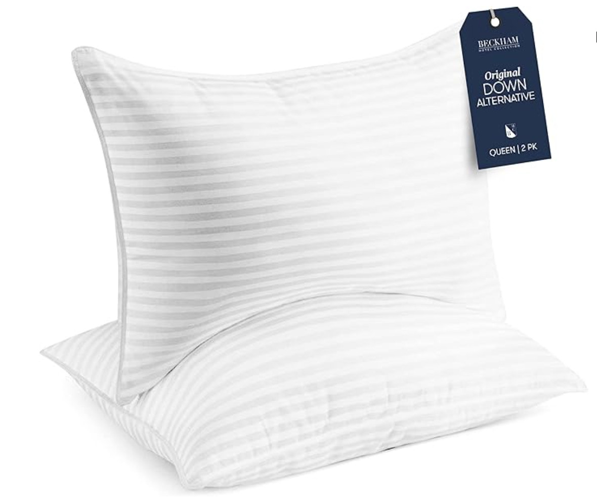 Viral Amazon Pillows - Hotel Collection; down alternative, down, customizable shredded memory foam and memory foam options! I bought the down alternative for all of my boys and have been sleeping with one. Ordered the shredded memory foam for myself to see if it's as amazing! Grab them on Prime Day Deal!!  

@amazon, #founditonamazon #amazonpartner @amazonbeauty, @amazonfashion, @amazonhome
 

#LTKSaleAlert #LTKFindsUnder100 #LTKHome