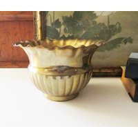 Vintage Brass Planter, Rustic Pot, Palm Beach Decor, Chinoiserie Planter | Etsy (US)