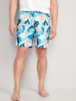 Printed Swim Trunks for Men --7-inch inseam | Old Navy (US)