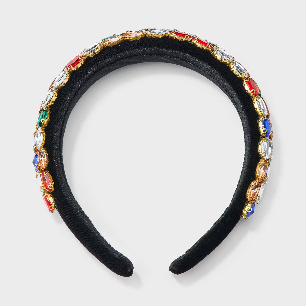 Rhinestone Headband - A New Day™ Red/Blue/Green/Gold | Target