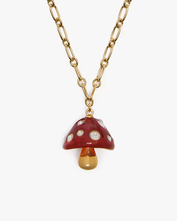 Forest Pop Mushroom Pendant | Kate Spade Outlet