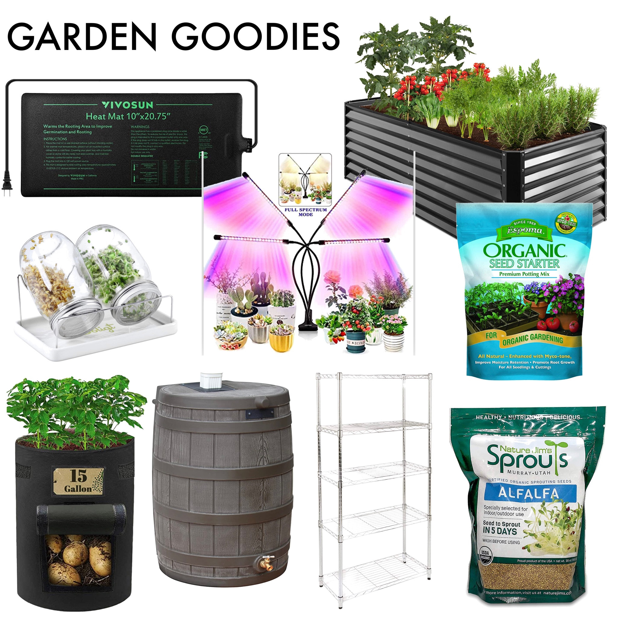 Garden Goodies

Homesteading, gardening, microgreens, vegetables, fruit, green thumb, spring, summer, farming

#LTKSeasonal #LTKhome #LTKfamily