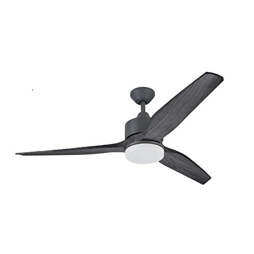 Harbor Breeze Fairwind 60-in Galvanized Integrated Led Indoor/Outdoor Downrod Mount Ceiling Fan w... | Amazon (US)