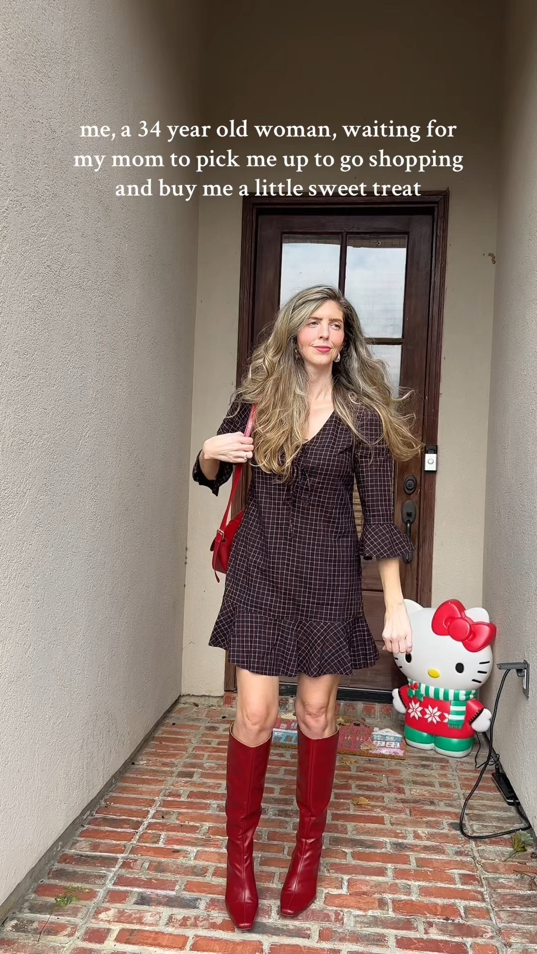 This $17 dress is perfect for the holidays and comes in red too! #walmartfashion #walmartstyle

#LTKStyleTip #LTKSeasonal #LTKHoliday