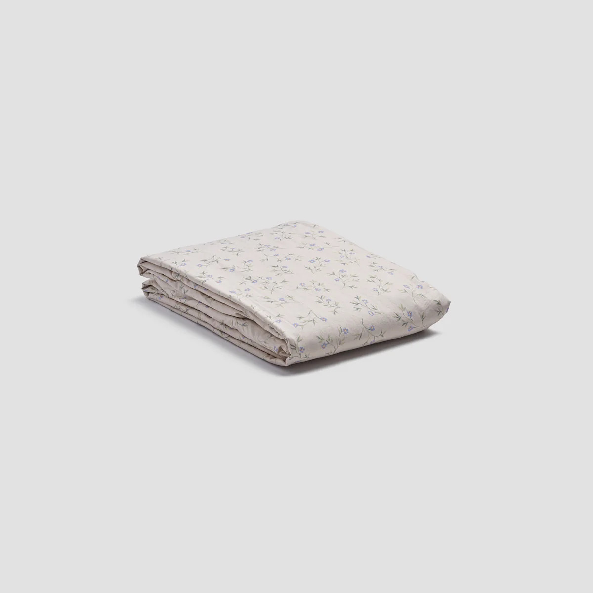 Spring Sprig Printed Cotton Fitted Sheet | Piglet