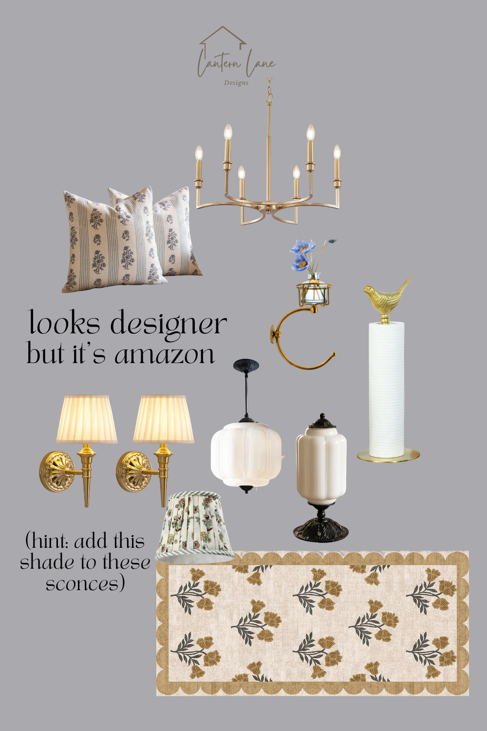 amazing home decor from Amazon. Looks like it came from a high end store. I have the washable runner and the wireless sconces. Love them both 

 #LTKHome #LTKSaleAlert