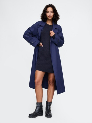 CashSoft Cable-Knit Mini Sweater Dress | Gap (US)
