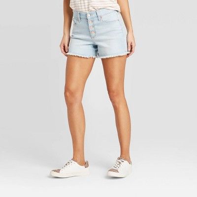 Target/Women/Women's Clothing/Shorts‎Women's High-Rise Slim Fit Jean Shorts - Universal Thread... | Target