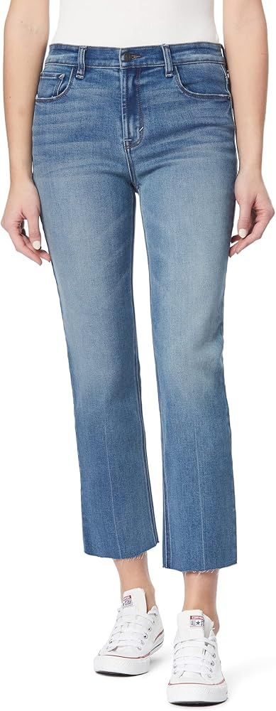 kensie Jeans Women's The Allie High-Rise Slim Straight Raw Hem 27-Inch Inseam, Sizes 0-16 | Amazon (US)