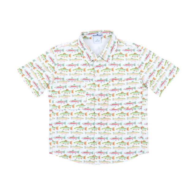 Trout Short Sleeve Shirt | BlueQuail Clothing Co.