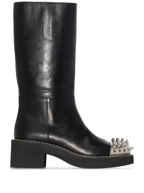studded leather boots | Farfetch (UK)