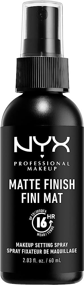 NYX PROFESSIONAL MAKEUP Makeup Setting Spray, Matte Finish, 2.03 Fl Oz (Pack of 1) | Amazon (US)
