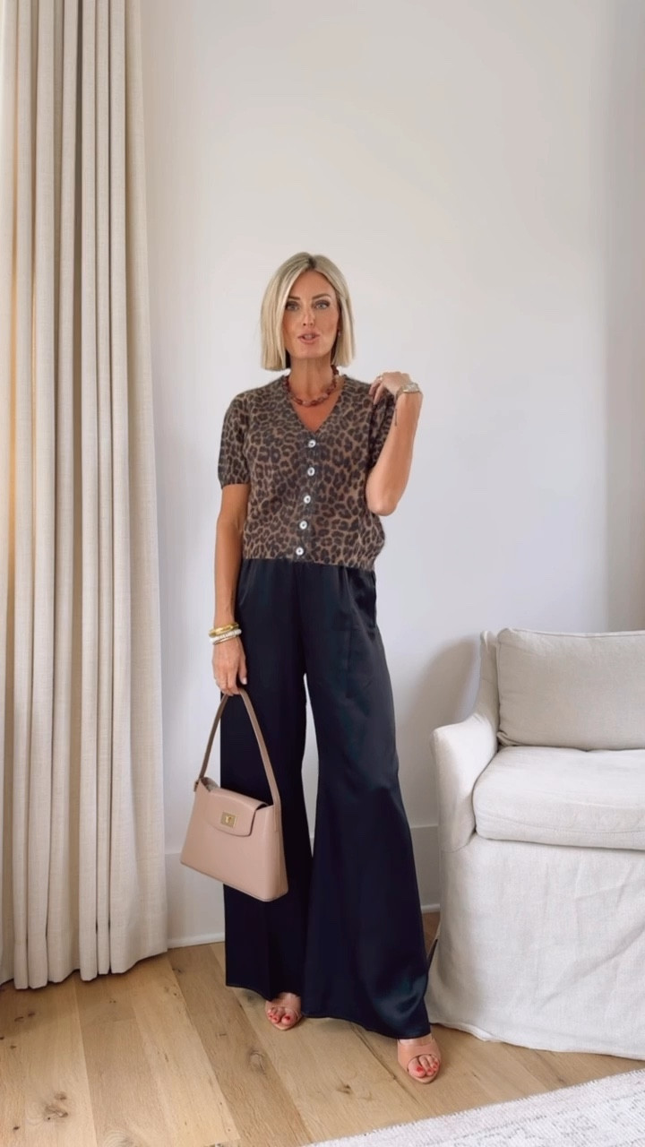 I styled these pieces separately already! So many cute looks you can create with these pieces! Wearing size S!

Loverly Grey, J. Crew, satin pants, cardigan, leopard print

#LTKSeasonal #LTKStyleTip