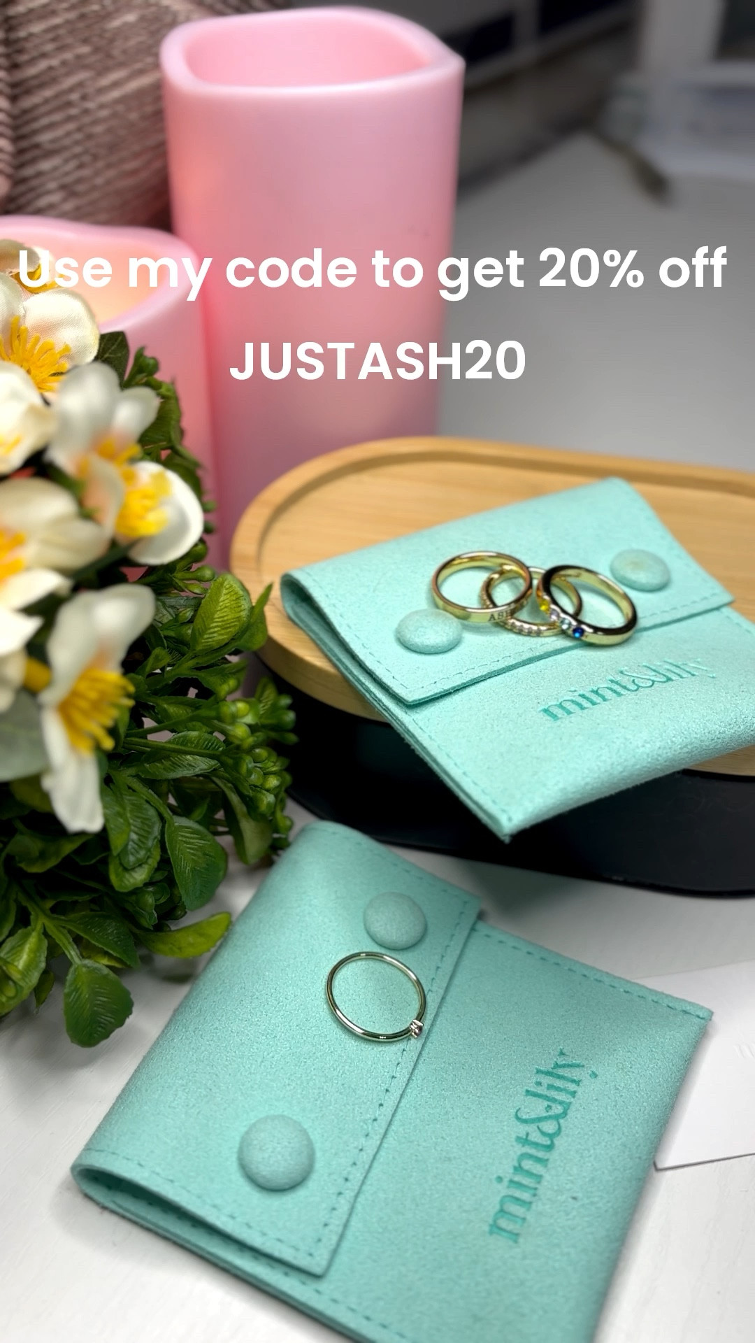 Mint and lily personalized jewelry 

Use my code to get 20% 
JUSTASH20

#LTKBeauty #LTKStyleTip #LTKFindsUnder100