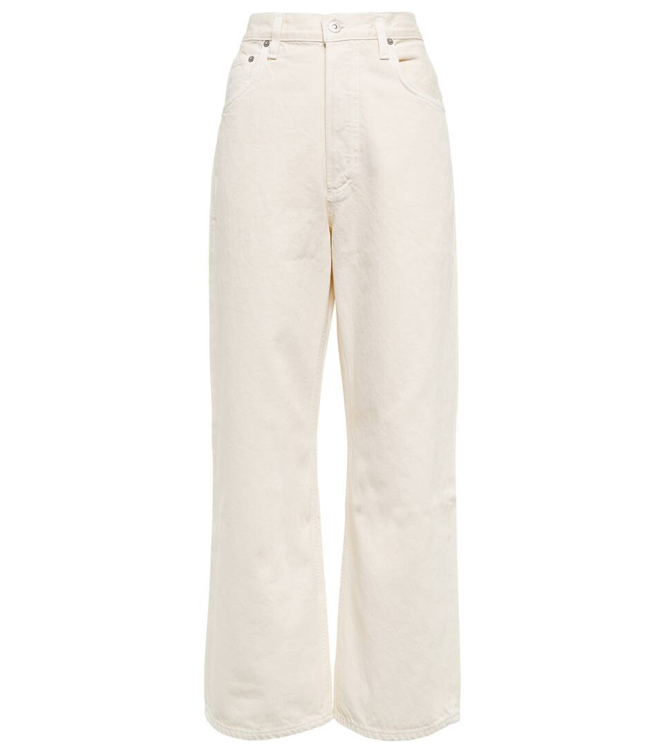 Gaucho high-rise wide-leg jeans | Mytheresa (US/CA)