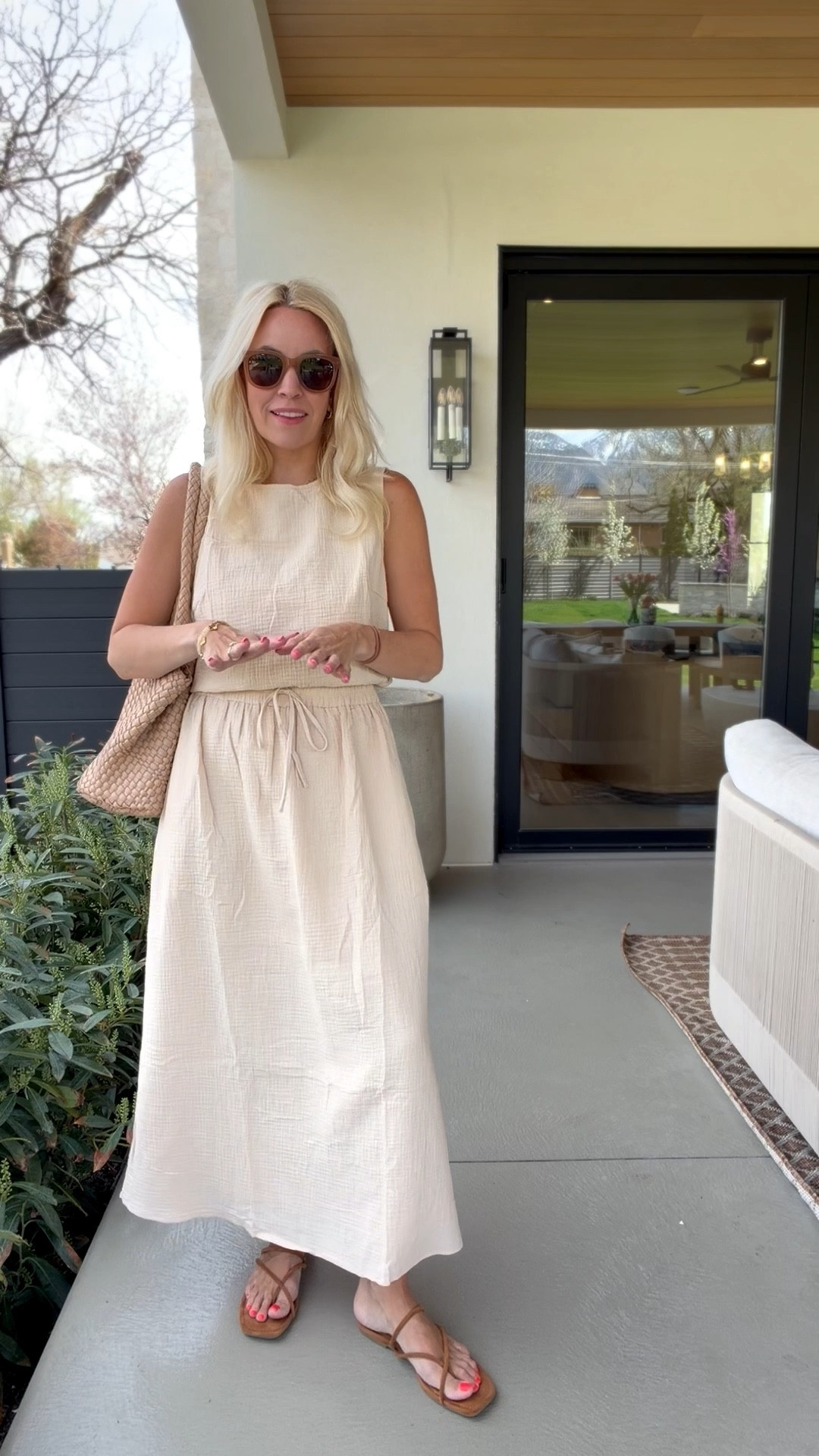 This gauze set is so fun! Size M

#LTKootd #LTKgrwm #LTKmomlife