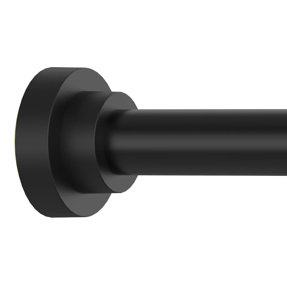 Shower Curtain Rod Adjustable 43-78 inch, 1"Diameter Spring Tension Curtain Rod No Drill, Anti-Ru... | Amazon (US)