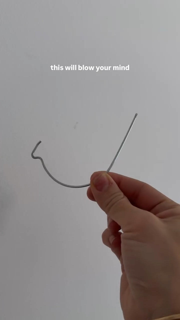 Have you ever heard of a monkey hook? They push right into sheetrock and can hold up to 50lbs. They are soooo easy and require no tools. I use these for everything!

Mention HOOK and I’ll send you the 🔗!!!

#monkeyhook #notoolsneeded #notoolinstall #wallhanger #walldecorideas