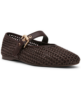 Women's Mulaney Mesh Buckle Mary Jane Flats | Macy's