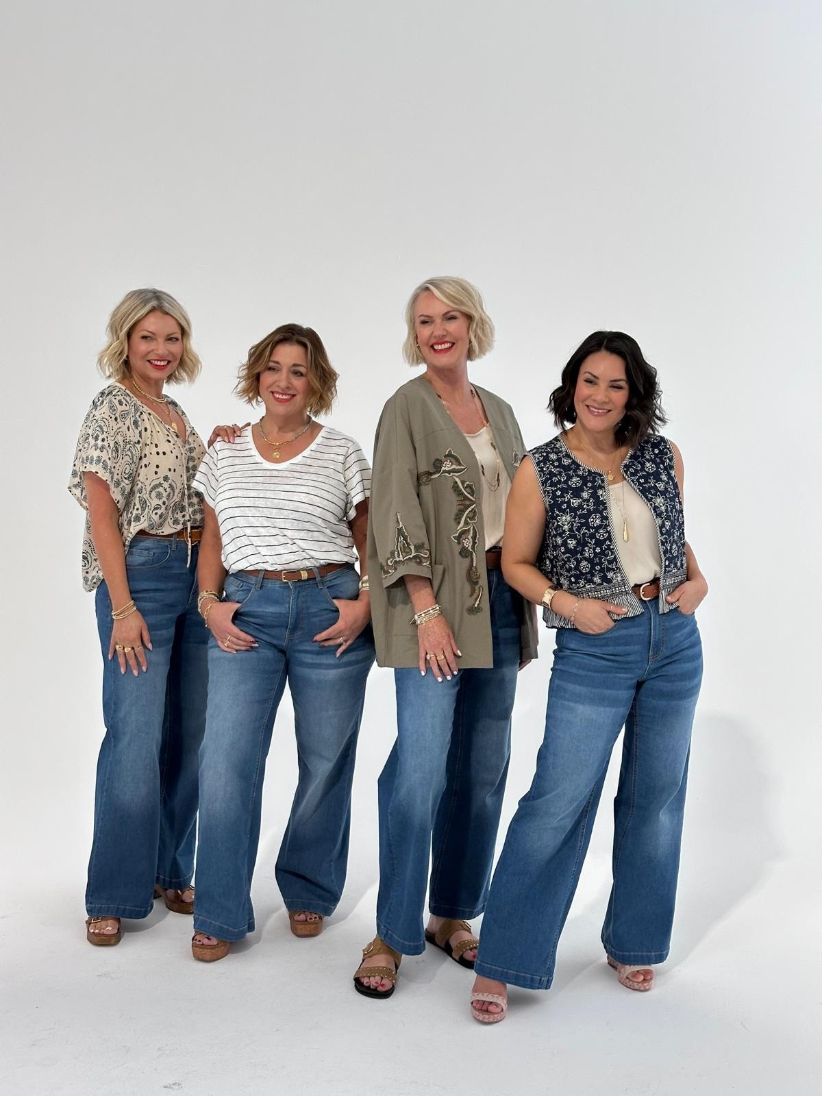 Jeans & a nice top from Cotton Traders ☀️🩵👖

We are all wearing our usual sizes 

I’m in a size 12 Jean & 10 top and 5ft 6 

Max is size 12 & 5ft 2

Coral is size 10-12 & 5ft 10

Lou is  I'm 5'2.5" and wears
Jeans size 8
Vest size 10
Waistcoat size 8

Codes:
A987 for 10% off
A991 for £5 ott over £30/£10 over £50 or £15 over
£75

#LTKstyletip #LTKover50style #LTKspring