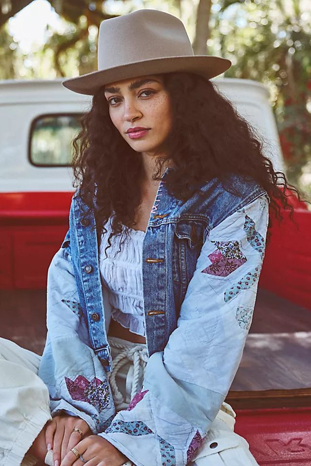 Tricia Fix Patchwork Quilted Denim Jacket | Free People (Global - UK&FR Excluded)
