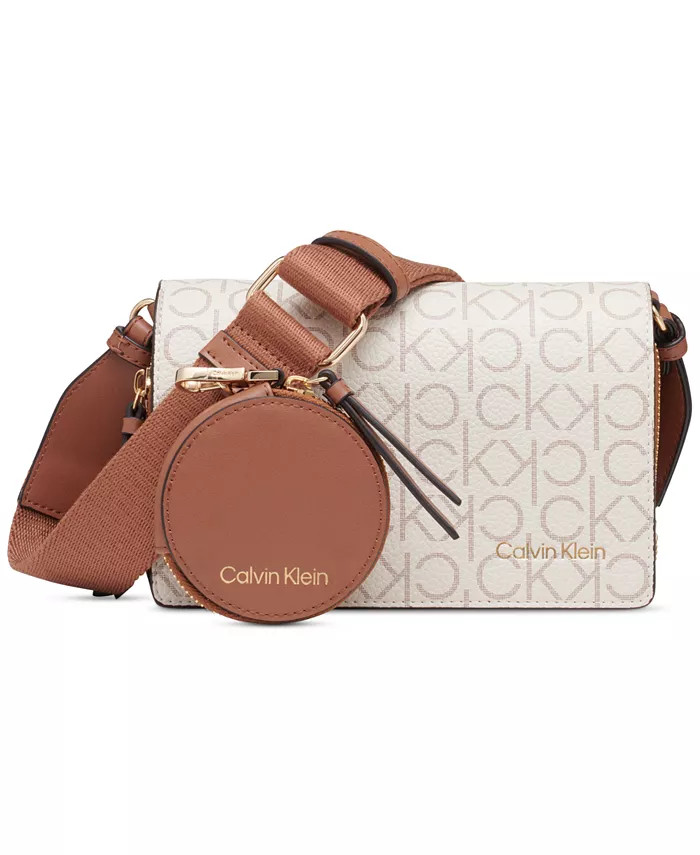 Calvin Klein Millie Double Zip Crossbody Bag - Macy's | Macy's