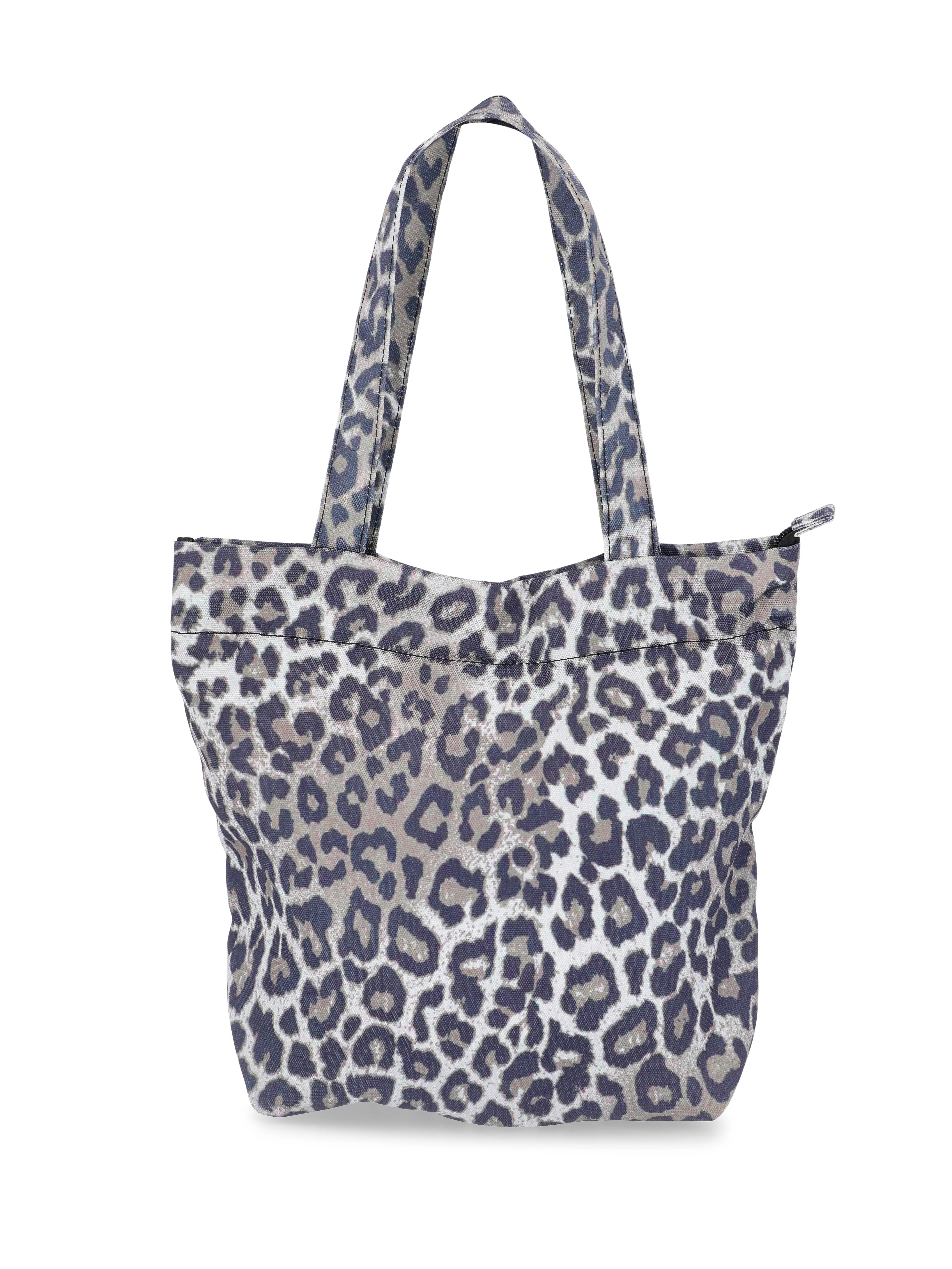 Weekend Academy Girls Leopard Print Tote Bag with Zip Pouch | Walmart (US)