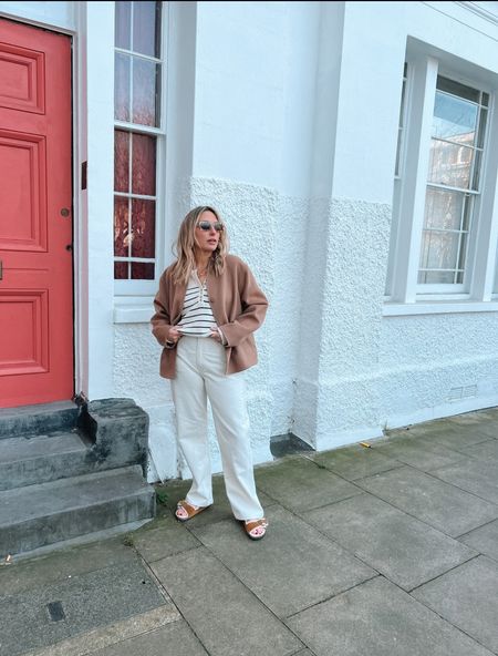 Spring outfit for this cool weather.

Jumper is a large 
Jacket is oos so I’ve linked similar
Jeans I sized up an inch for a looser fit 
CTS15 will give you 15% off the Birkenstocks and free next day delivery 

#LTKSeasonal #LTKeurope #LTKunder100