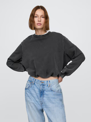 Heavyweight French Terry Bubble Sweatshirt | Gap (US)