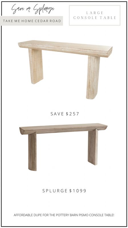 Found a dupe for the Pottery Barn Pismo Wood Console table! 

Console table, entryway table, sofa table, amazon, Amazon home, Amazon finds, pottery barn dupe 

#LTKhome #LTKsalealert