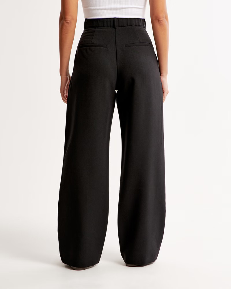 Curve Love A&F Sloane Tailored Pant | Abercrombie & Fitch (US)
