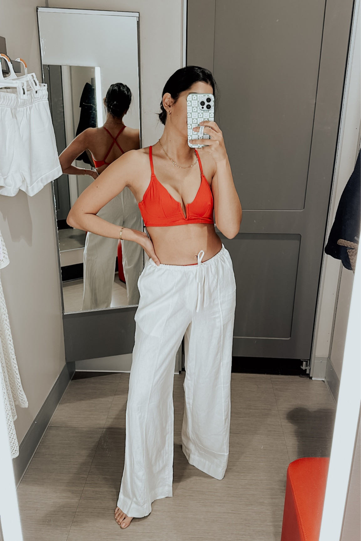 Swimsuit TTS - top is bra size and bottoms are a small. Great coverage! 

Pants TTS and long enough for me at 5’9” - I’m in a size small  

#LTKSeasonal #LTKfindsunder50 #LTKstyletip