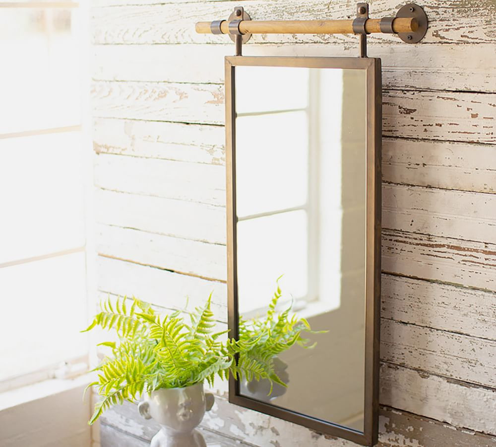Cooper Wall Mounted Rectangle Wall Mirror | Pottery Barn (US)