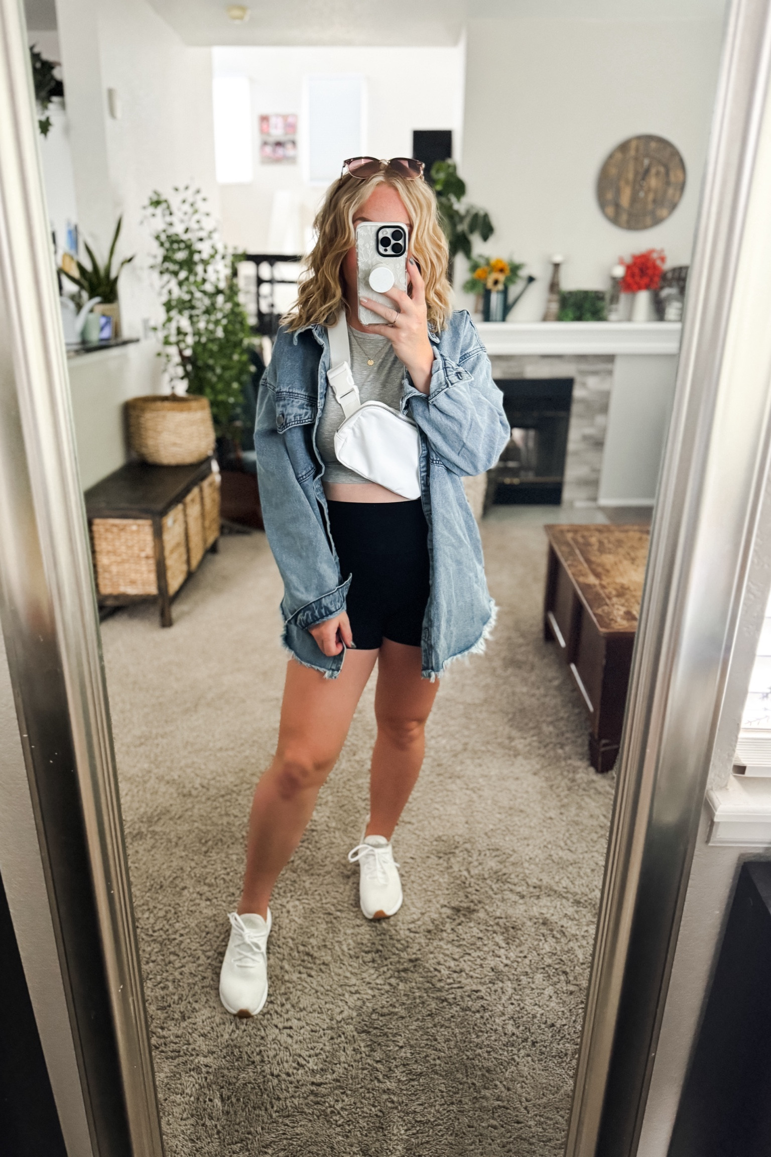 Oversized Jeans Jacket Outfit Women Denim Shirt Jacket Hathne Jean
